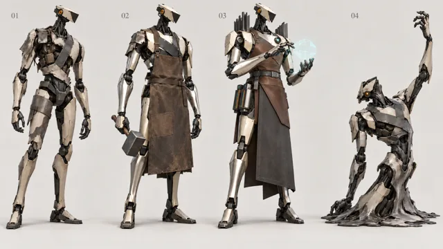 Four-Stage Robot Blacksmith Material Study
