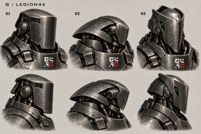 Три конструкции шлемов Golit Legion 44